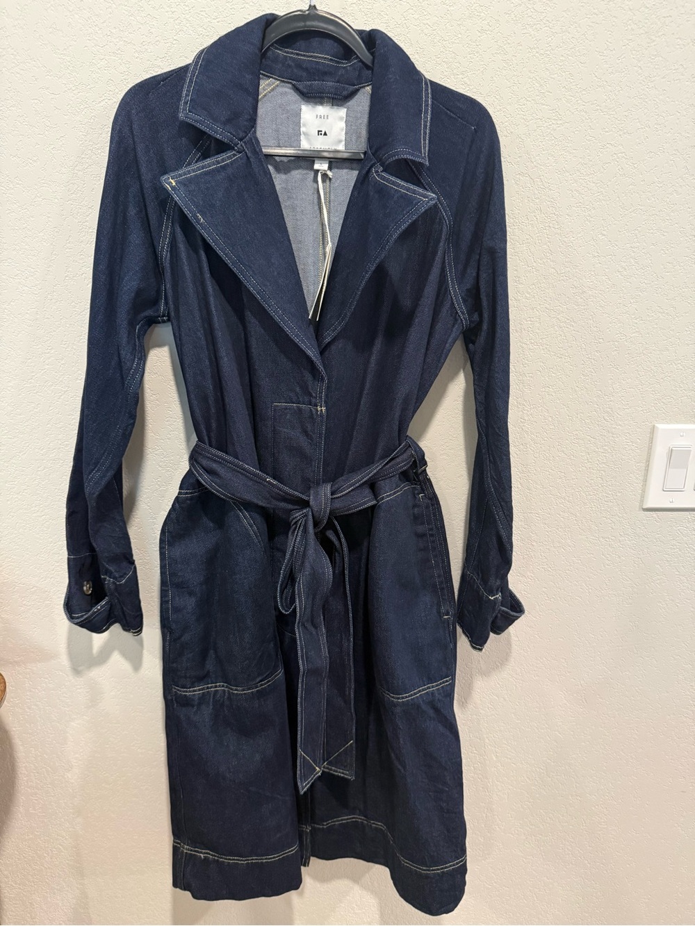 Free Assembly Women’s Denim Trench Coat